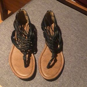 Lucky brand straps sandals
